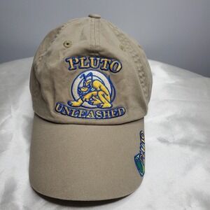 Disneyland Resort Pluto Unleashed Khaki Hat Cap Embroidered 100% Cotton